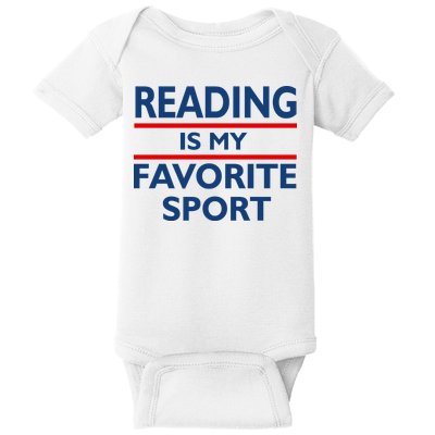 Reading Is My Favorite Sport Baby Bodysuit