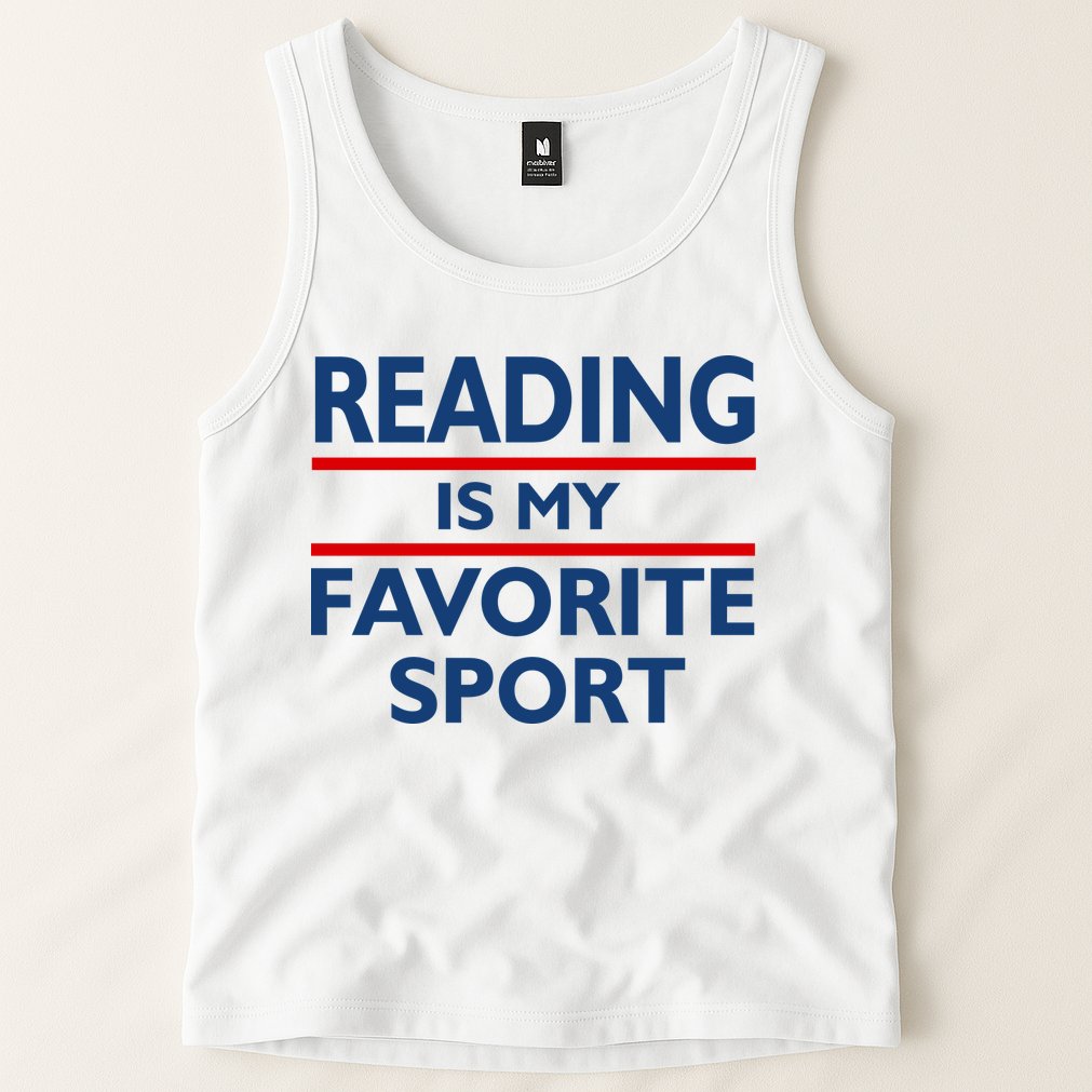 Reading Is My Favorite Sport Tank Top