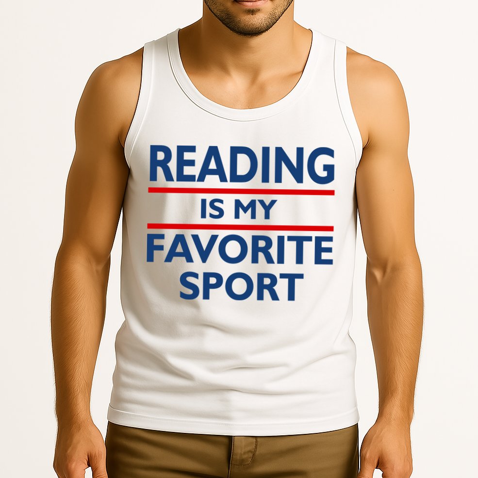 Reading Is My Favorite Sport Tank Top
