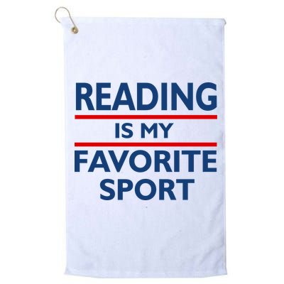 Reading Is My Favorite Sport Golf Towel