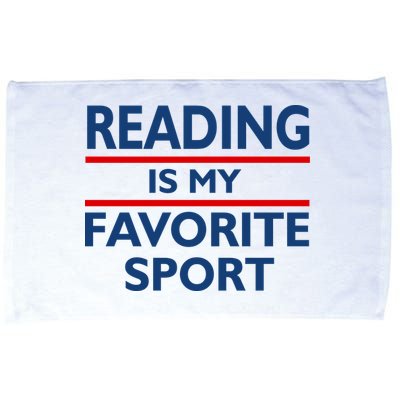 Reading Is My Favorite Sport Microfiber Hand Towel