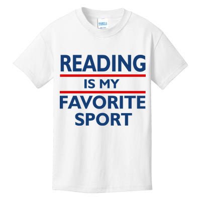 Reading Is My Favorite Sport Kids T-Shirt