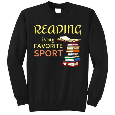 Reading Is My Favorite Sport For Book Lovers Sweatshirt