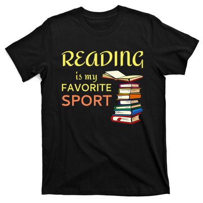 Reading Is My Favorite Sport For Book Lovers T-Shirt