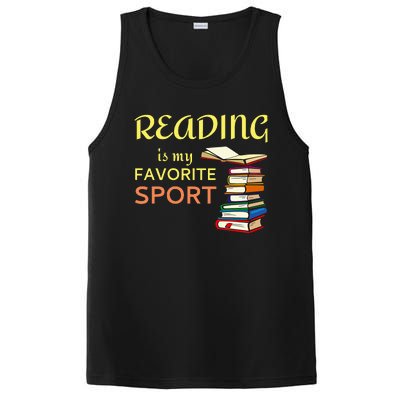 Reading Is My Favorite Sport For Book Lovers PosiCharge Competitor Tank