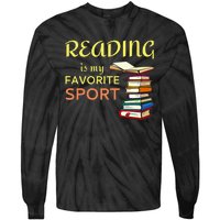 Reading Is My Favorite Sport For Book Lovers Tie-Dye Long Sleeve Shirt