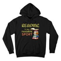 Reading Is My Favorite Sport For Book Lovers Tall Hoodie