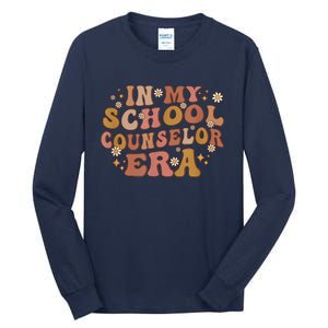 Retro In My School Counselor Era Back To School Tall Long Sleeve T-Shirt