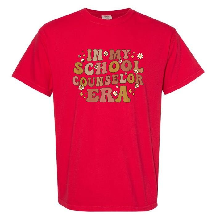 Retro In My School Counselor Era Back To School Garment-Dyed Heavyweight T-Shirt