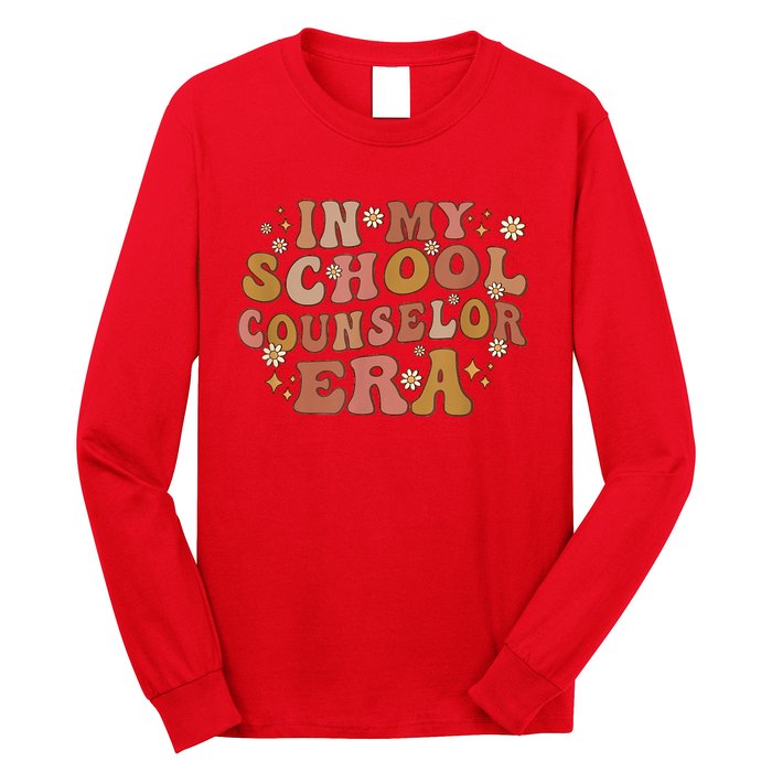 Retro In My School Counselor Era Back To School Long Sleeve Shirt