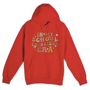 Retro In My School Counselor Era Back To School Premium Pullover Hoodie