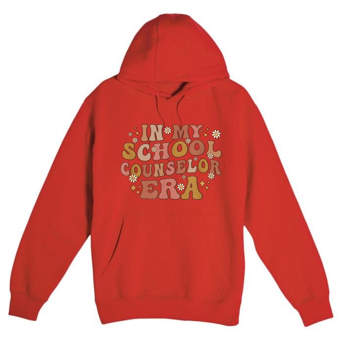 Retro In My School Counselor Era Back To School Premium Pullover Hoodie