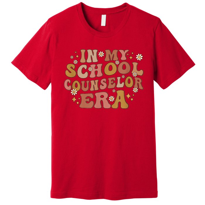 Retro In My School Counselor Era Back To School Premium T-Shirt