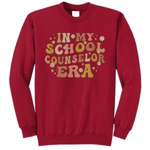 Retro In My School Counselor Era Back To School Tall Sweatshirt