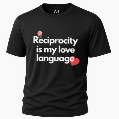 Reciprocity Is My Love Language Flower Red Heart Performance Shirt