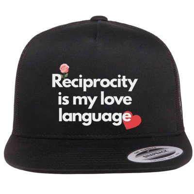 Reciprocity Is My Love Language Flower Red Heart Flatbill Hat