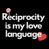 Reciprocity Is My Love Language Flower Red Heart Flat Bill Trucker Hat