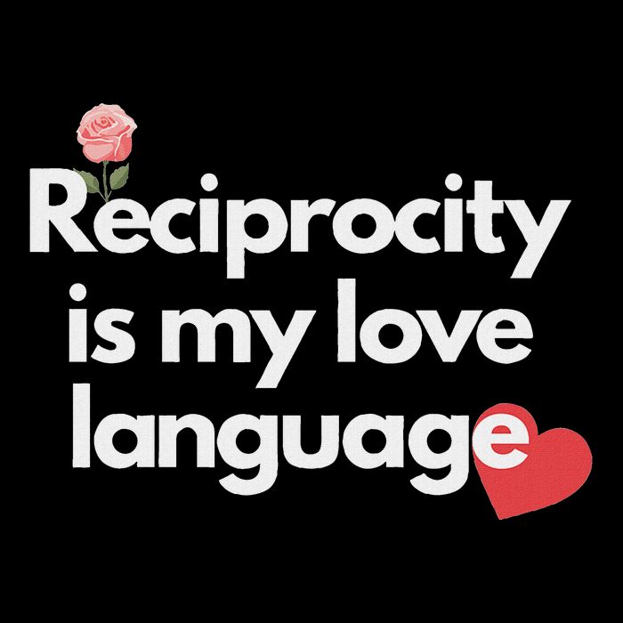 Reciprocity Is My Love Language Flower Red Heart Flat Bill Trucker Hat