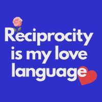 Reciprocity Is My Love Language Flower Red Heart Sweatshirt