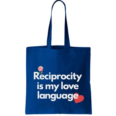 Reciprocity Is My Love Language Flower Red Heart Bag