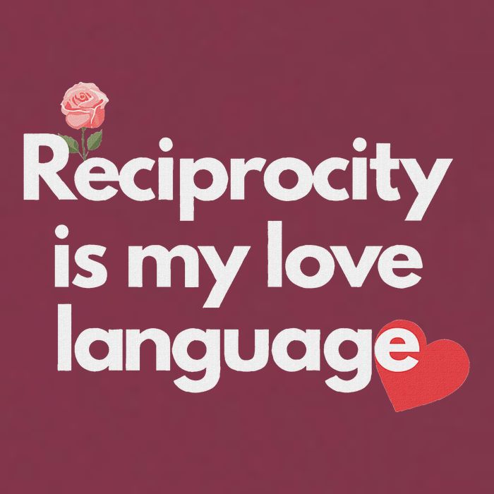 Reciprocity Is My Love Language Flower Red Heart 16oz Travel Tumbler