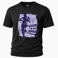 Rugby Is My Anger Management Cooling Performance Crew T-Shirt