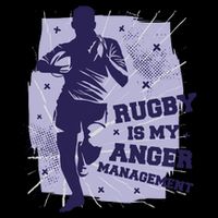 Rugby Is My Anger Management Apron