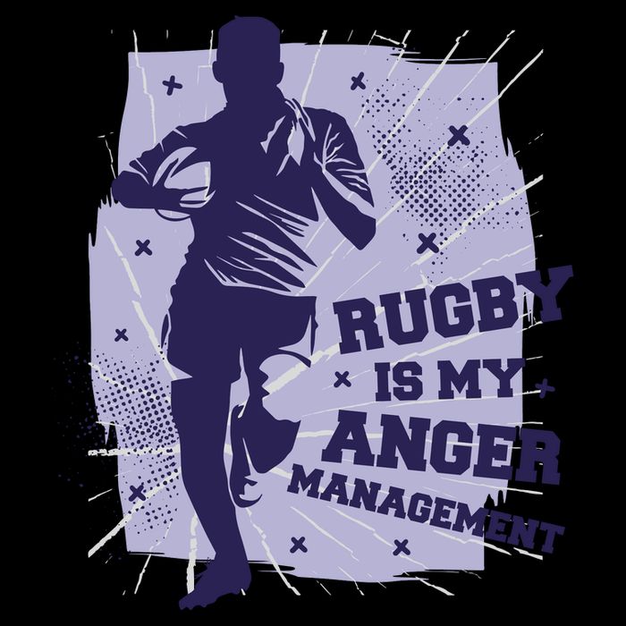 Rugby Is My Anger Management Apron
