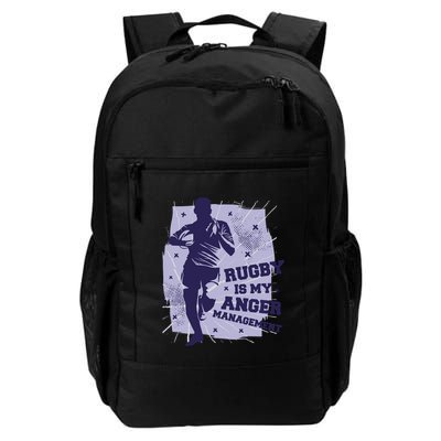 Rugby Is My Anger Management Backpack