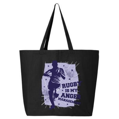 Rugby Is My Anger Management 25L Jumbo Tote
