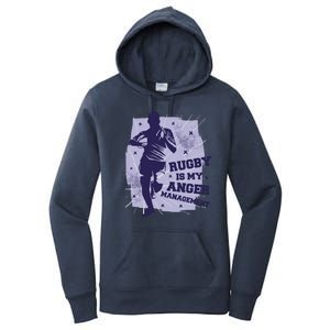 Rugby Is My Anger Management Women's Pullover Hoodie