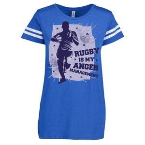 Rugby Is My Anger Management Enza Ladies Jersey Football T-Shirt