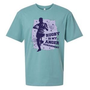 Rugby Is My Anger Management Sueded Cloud Jersey T-Shirt