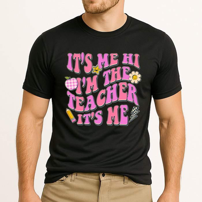 Retro Its Me Hi Im The Teacher Its Me Cooling Performance Crew T-Shirt