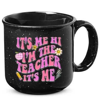 Retro Its Me Hi Im The Teacher Its Me 15oz Campfire Ceramic Mug
