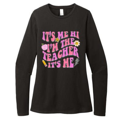 Retro Its Me Hi Im The Teacher Its Me Womens CVC Long Sleeve Shirt