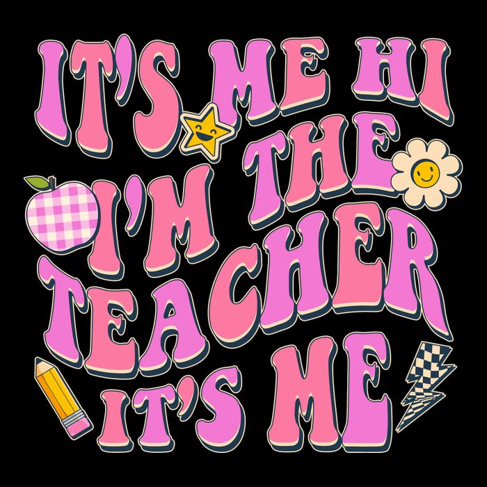 Retro Its Me Hi Im The Teacher Its Me Premium T-Shirt