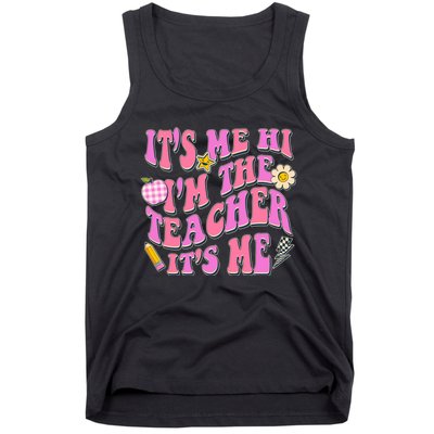 Retro Its Me Hi Im The Teacher Its Me Tank Top