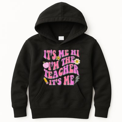 Retro Its Me Hi Im The Teacher Its Me Kids Hoodie