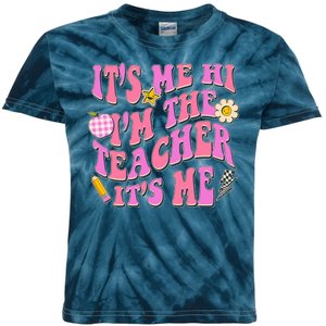 Retro Its Me Hi Im The Teacher Its Me Kids Tie-Dye T-Shirt