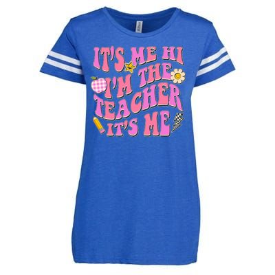 Retro Its Me Hi Im The Teacher Its Me Enza Ladies Jersey Football T-Shirt