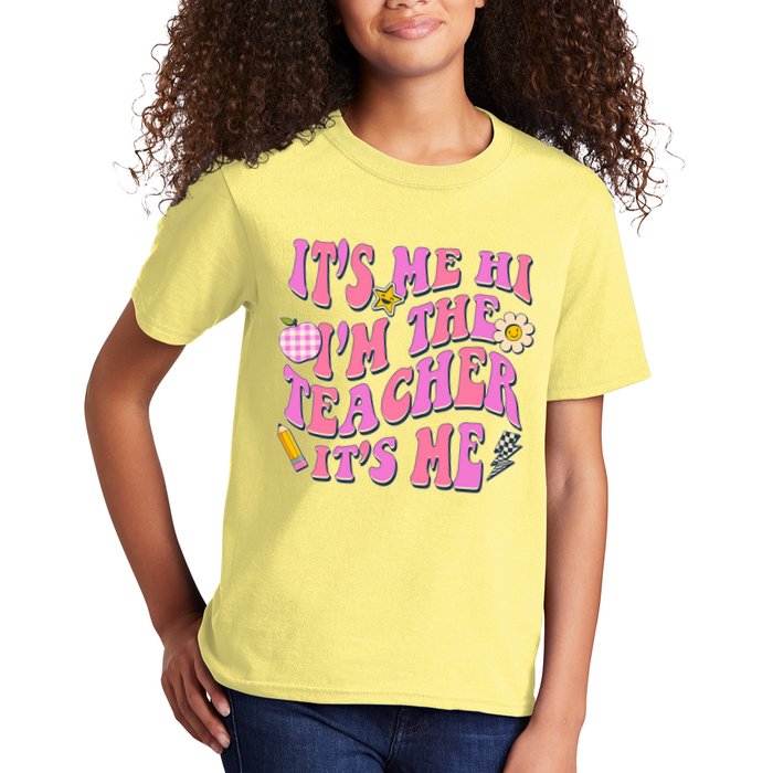 Retro Its Me Hi Im The Teacher Its Me Kids T-Shirt
