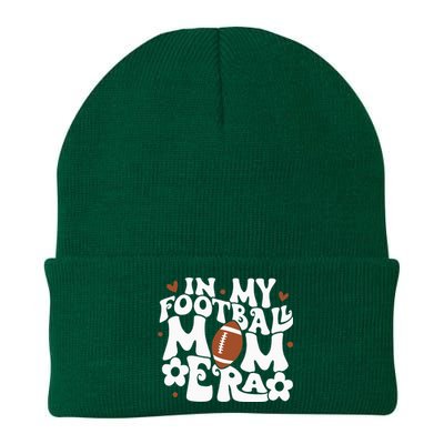 Retro In My Football Mom Era Football Mama Knit Cap Winter Beanie