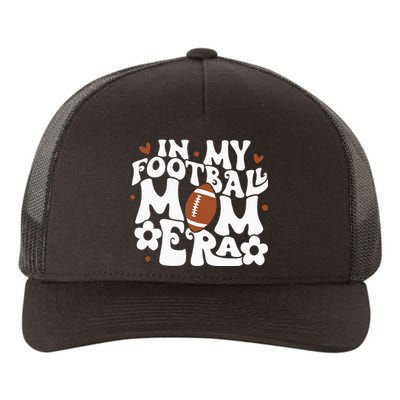 Retro In My Football Mom Era Football Mama Yupoong Adult 5-Panel Trucker Hat