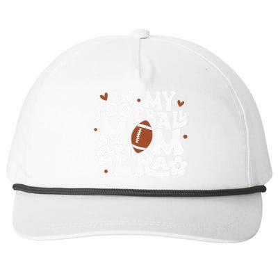 Retro In My Football Mom Era Football Mama Snapback Five-Panel Rope Hat