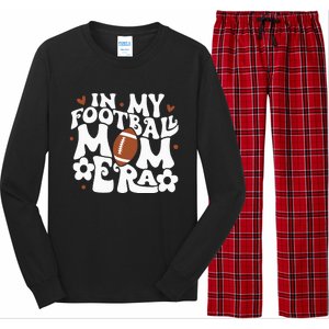 Retro In My Football Mom Era Football Mama Long Sleeve Pajama Set