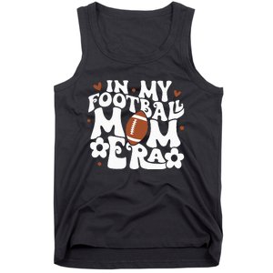 Retro In My Football Mom Era Football Mama Tank Top