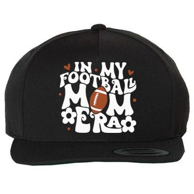 Retro In My Football Mom Era Football Mama Wool Snapback Cap