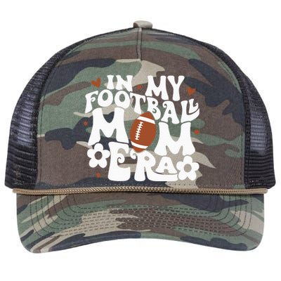 Retro In My Football Mom Era Football Mama Retro Rope Trucker Hat Cap