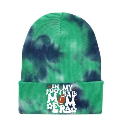 Retro In My Football Mom Era Football Mama Tie Dye 12in Knit Beanie